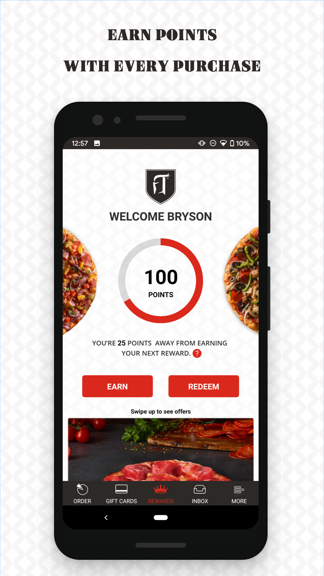 Round Table Pizza Mobile App screenshot 2