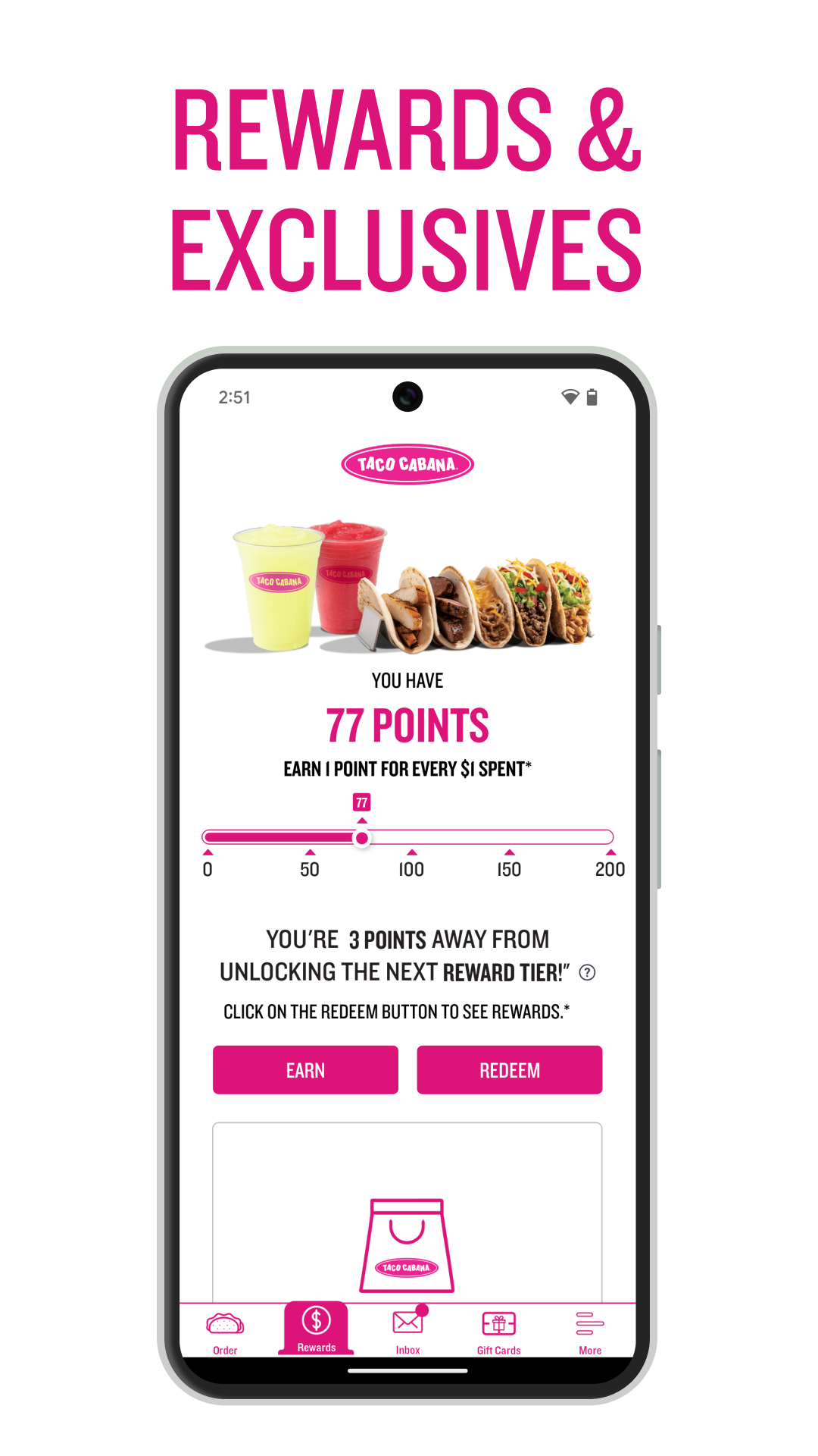 Taco Cabana Mobile App screenshot 1